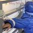 Mara tied, gagged and hooded on a bed wearing a sexy oldschool downwear (Pics)