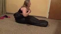 Sandra in a bag