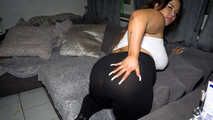FUCKING BANNED! CUM ON MY LEGGINGS - Big-Ass Teen Melina