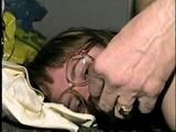 School Teacher Naked, Crotch-Roped &  Smelly Stockings Gagged (D16-13)