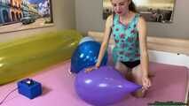 ballon inflating and stretching and releasing the air [NonPop]