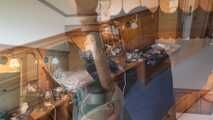 Rachel Adams Poletied and Pantygagged in shiny nylon Rainwear left for desperate struggeling