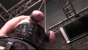 Hard Breast Punishment in Public for Kitty the Cat