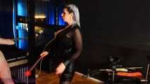 Pillory bed & whip – My slave learns obedience