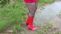 Gummistiefel Einweihung