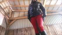Gummireitstiefelsohle und mein Prachtarsch in Deine Fresse