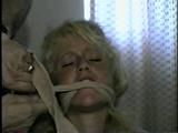 NUDE, CROTCH ROPED, BALL-GAGGED & HOG-TIED  (D10-16)