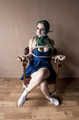 Anija in Cross Chair tied