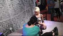 Another hard Lesson for sexy Lena King - humiliated in Public !
