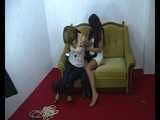 tied girl catcher