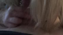Bubbles as man sees it close-up POV
