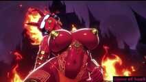 Gol Hot Bikini Demon Girl Dark Castle Nude