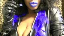 Latex Blu Lips