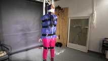 Ms Ungeniert tied and gagged in Rainwear