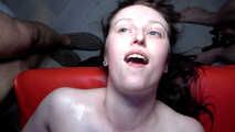 I WANT A BABY IN MY BELLY! Creampie gangbang with skinny teen-pussy Alexa