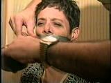 47 Yr OLD UNCOOPERATIVE LATINA HAIR DRESSER WRAP DUCT TAPE GAGGED, BALL-TIED, PANTYHOSE, FEET TICKLED, UPSKIRT (D50-12)