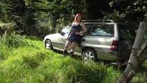 Aurora tied to car 1/2