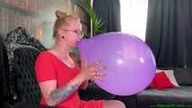 Blow2Pop purple U16 and U15 *marble* while smoking