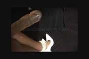 Ebony foot fetish footjob