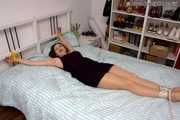 Leonie - Tied up in bed
