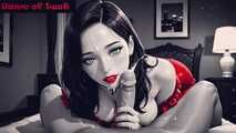 3D Cute MILF In Red Dress POV Fuck