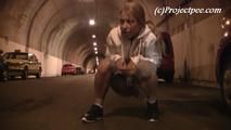 080010 Nikk Gets Caught Peeing In The Tunnel