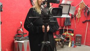 Normally front of the camera here once behind to see Mistress Aschi