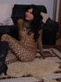Leoparden-Catsuit