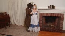 Damsel in the Fireplace - Lorelei in Blue Dress - with music