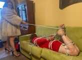 Hogtied Loredana part 2