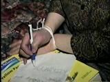 25 YEAR OLD ASIAN MAI-LING WRITES K1DNAP NOTE, MAKES RANSOM CALL, & IS WRAP TAPE GAGGED AND TIGHTLY DUCT TAPE TIED (D53-8)