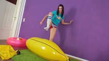 106 Karina and her giant-sized banana