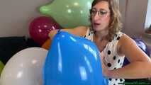 balloon preparing by pump and nail2pop them
