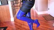Latex blue walk