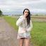 Unser neues Model Miss Amira in transparenter Hunter Regenjacke und Lackshorts