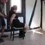 Sarah roped on chair 1/2