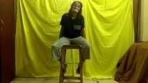 Cheri bound and gagged and played