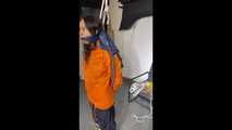 Aiyana bound and gagged in 3 Rainjackets 1/3