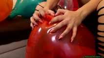 balloon teasing and popping fun