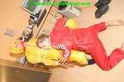 Get 567 pictures from  Stella and Leoni tied and gagged in shiny nylon Rainwear from 2005-2008 in one package!