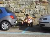 016124 Eve Is Spotted Peeing In The Street