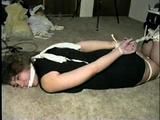 HOG-TIED CLEAVE-GAGGED SEXY HOSTAGE DIAMOND (D15-12)