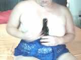 Anna's black dildo