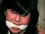 40 Yr OLD HAIRDRESSER HAS SPONGE STUFFED IN MOUTH, ACE BANDAGE GAGGED, TIT TIED & CROTCH ROPED (D33-9)
