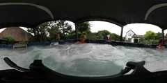 Fun in the pool Virtual Reality