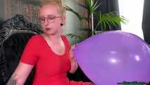 Blow2Pop purple U16 and U15 *marble* while smoking
