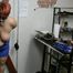 Big tits spanked