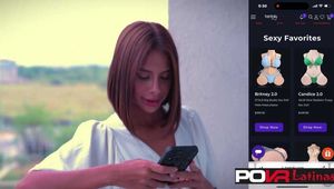 Fucking the tantaly sex doll and my GF with creampie