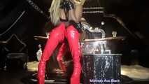 You live to serve my 12 inch PVC boots