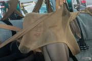 This silly slut has a huge nylon fetish (312 images)